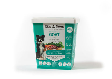 Raw 4 Paws Goat 1kg Container