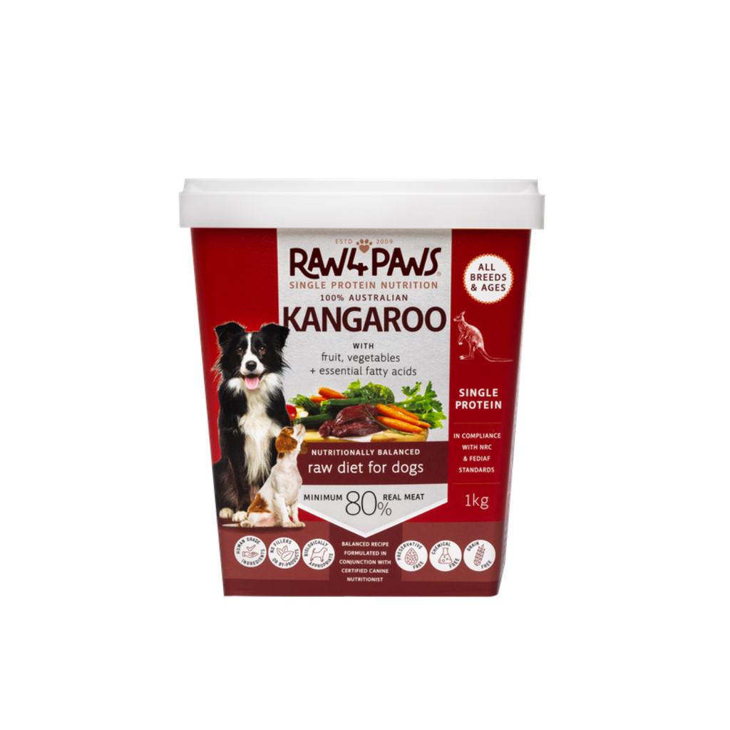 Raw 4 Paws Kangaroo 1kg Container