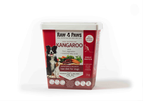 Raw 4 Paws Kangaroo 1kg Container